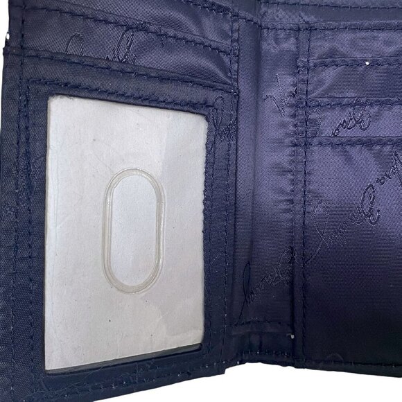 VERA BRADLEY Quilted Wallet Blue Boho Floral Cotton Marrakesh Tri-Fold Retired - Picture 7 of 10